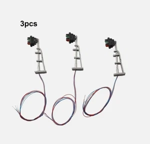 3pcs model railway N ratio 1:160 track signal 2-LED green red Block light - Picture 1 of 10