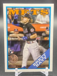 2023 Topps Series 1 35th Anniversary Brett Baty RC T88-96 New York Mets Rookie - Picture 1 of 2