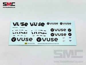 Decal for 1:18 Gulf Livery Mclaren F1 MCL35M Monaco GP 2021 MINICHAMPS & Spark - Picture 1 of 11