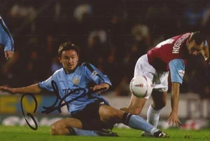 BRADFORD: PAUL HECKINGBOTTOM SIGNED 6x4 ACTION PHOTO+COA - Picture 1 of 1