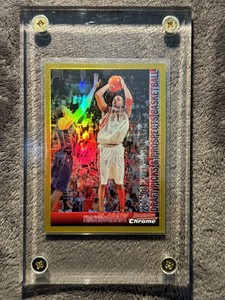 Beautiful Rare Gold Refractor 05-06 Tracy McGrady Bowman Chrome 41/50 Topps #70