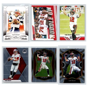 Tom Brady Lote 6 Tarjetas de Fútbol 2009 Playoff Prestige New England Patriots Set Casi Nuevo - Imagen 1 de 8