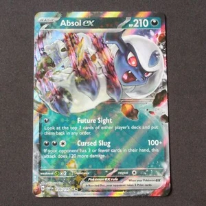 Pokémon SV03: Llamas de Obsidiana Doble Raro Holofoil Absol ex 135/197 Casi Nuevo - Imagen 1 de 2