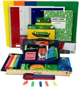 32 Item Pack Combined Elementary School Supply  - Picture 1 of 4