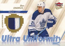 2007-08 Ultra UNIFORMITY PATCH #ON BEN ONDRUS - x/25 - Toronto Maple Leafs