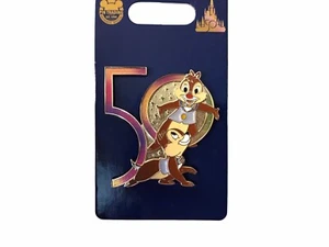 Disney Chip and Dale 50th Anniversary Trading Pin 2021 New on card - Picture 1 of 5