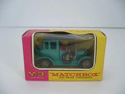 Vintage Matchbox Models of Yesteryear 1910 Benz Limousine in Box #Y3 England - Image 1 of 4