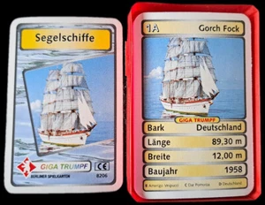 Quartett-Kartenspiel - alt - Segelschiffe - Bild 1 von 2