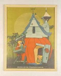Vernon Grant “Peter, Peter, Pumpkin…..” Print Kellogg Nursery Rhyme Framed 1938 - Picture 1 of 11