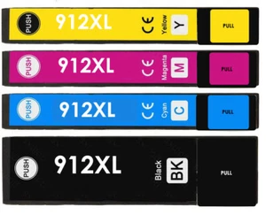 912XL Ink Cartridge Set For HP OfficeJet Pro 8020 8022 8024 Non OEM 912 Ink - Picture 1 of 6