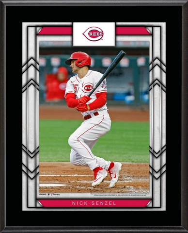 Nick Senzel Cincinnati Reds 10.5" x 13" Sublimated Player Plaque Cover