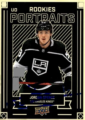 Jordan Spence - Signed 2022-23 Upper Deck Series 2 Portraits Rookies #P-48 - Image 1 of 2