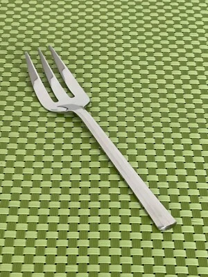 The Cellar CLF41 Stainless Cold Meat Serving Fork Glossy Flat Ridges Flatware - Image 1 of 4