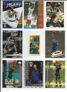 ENORME LOTE DE 85 TARJETAS KEVIN GARNETT 95 diferentes b CELTICS TIMBERWOLVES con 2 RC - Imagen 1 de 1