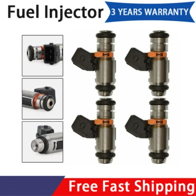 Inyectores de combustible para automóvil 4 piezas 2N1U9F593JA para Ford Fiesta 2003-2010 1,6 L L4 FJ1323 Foto 1 de 4