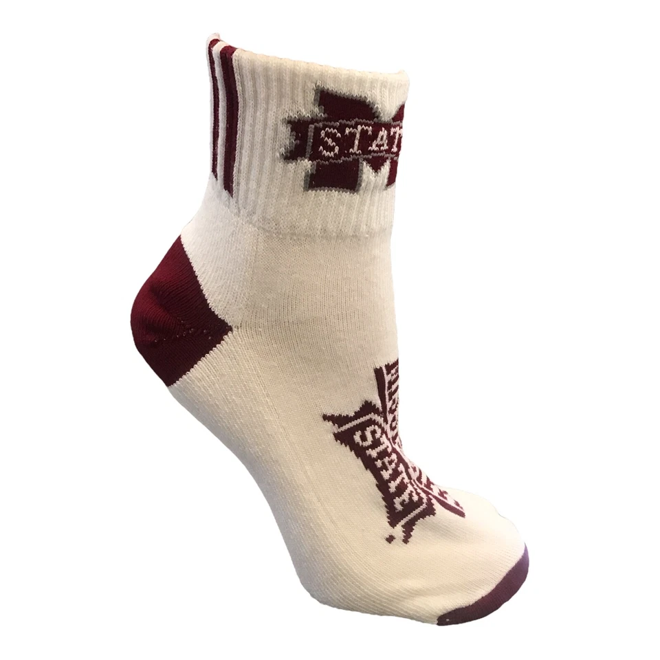 NCAA Mississippi State Bulldogs Quarter Socks - Image 1 of 1