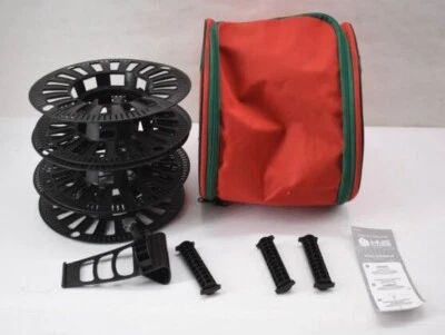 Home Organizing Solutions Christmas Light Storage Reels W/ Zipper Bag Red Green - Image 1 of 4