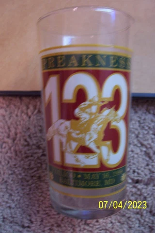 123rd Running - May 16, 1998 Preakness Glass Tumbler Cover