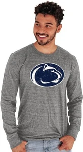 Penn State Nittany LionsBlue 84 Men's Tri-Blend LSleeve XL T-Shirt Vintage Icon - Picture 1 of 7