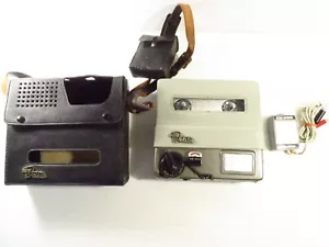 RARE MAGNÉTOPHONE À BANDE VINTAGE Cole Dictater bobine à bobine TR-400, avec micro, étui cuir - Photo 1/9