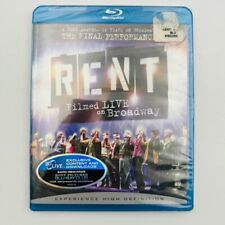 RENT: Filmed Live On Broadway (Blu-ray Disc, 2009) Sealed OOP