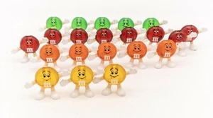 M&M'S Christmas Light Covers-21 Pcs Red Yellow Orange Green Used See Photos - Picture 1 of 3