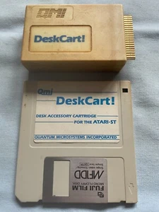 QMI DeskCart! - Vintage Atari ST Desk Accessory Cartridge+3.5" Diskette UNTESTED - Picture 1 of 1