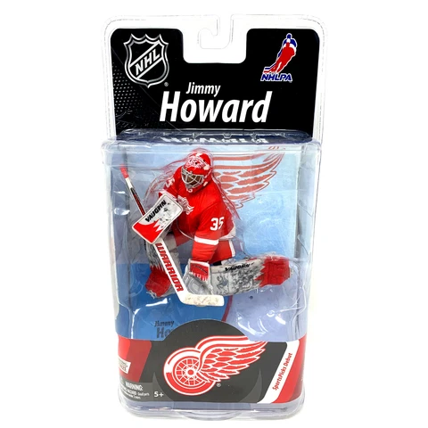 Mcfarlane NHL Jimmy Howard Detroit Red Wings Red Jersey Series 27 Figure Cover
