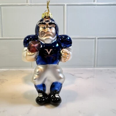 Virginia Cavaliers 4” NCAA jugador de fútbol americano adorno de Navidad Foto 1 de 4