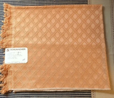 NEW Vintage Fabric Sample by Schumacher 28in x 26in Westwood Diamond  - Image 1 of 4