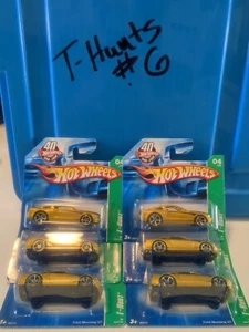 Hot Wheels 2008 Treasure Hunt Ford Mustang GT gold Short Card Budle - Picture 1 of 5