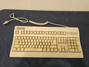 VINTAGE KEYTRONIC E03601ELPS2-C Mechanical PS/2 Keyboard - READ! - Picture 1 of 5