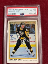 1990 O-PEE-CHEE OPC Premier #5Penguins RC jaromir jagr PSA 8 NM- MT