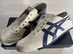 Onitsuka Tiger MEXICO 66 PARATY 1183C233 250 Natural/Navy Unisex Shoes - Picture 1 of 8