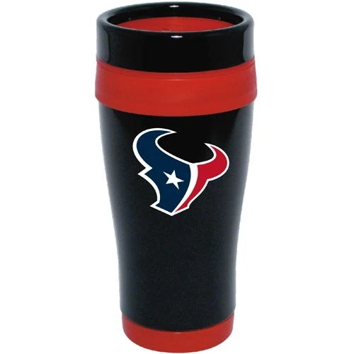 Taza de viaje Houston Texans Hunter Mfg negra inoxidable 16 oz ENVÍO GRATUITO Foto 1 de 1