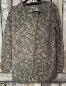 ANTHROPOLOGIE August Seide Fuzzy Wimpern Cardigan Pullover Jacke Größe Medium - Bild 1 von 9