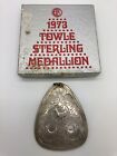 1973 Towle Sterling Silver 12 Days Christmas Ornament 3 French Hens Medallion
