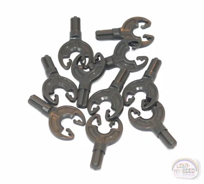 LEGO Technic - 10 x Axle w/ Rotation Clip - New - DBG - (40144, EV3) - Image 1 of 4