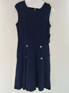 Sleeveless Dress - Pockets - Picture 1 of 5