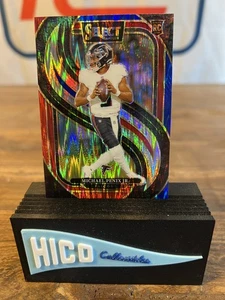 2024 Panini Select Premier Level Michael Penix Jr. #110 Red & Blue Shock Prizm - Bild 1 von 3