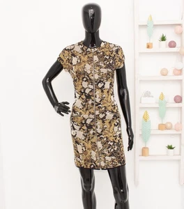 M Missoni Vestido con Cremallera Multicolor Dorado Beige Lúrex Tejido... - Imagen 1 de 9