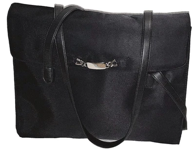 BOLSO PARA PORTÁTIL CROFT&BARROW XL NEGRO NYLON X3 CREMALLERA/X2 BOLSILLO INTERIOR SIN USAR Foto 1 de 4