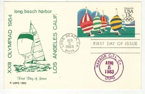 OLYMPIC YACHTING SAILING UX100 SCARCE GEO TURNER UNOFF. HARBOR CITY CALIFORNIA - Picture 1 of 1
