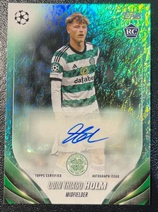 2023-24 Topps UCC Jade Odin Thiago Holm RC Auto Green A-OH Celtic - Picture 1 of 3