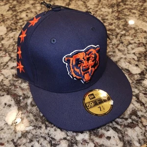 Cappello Berretto New Era Chicago Bears NFL 2019 Draft 59Fifty Fitted Raro Nuovo con etichette Ricamato - Foto 1 di 8