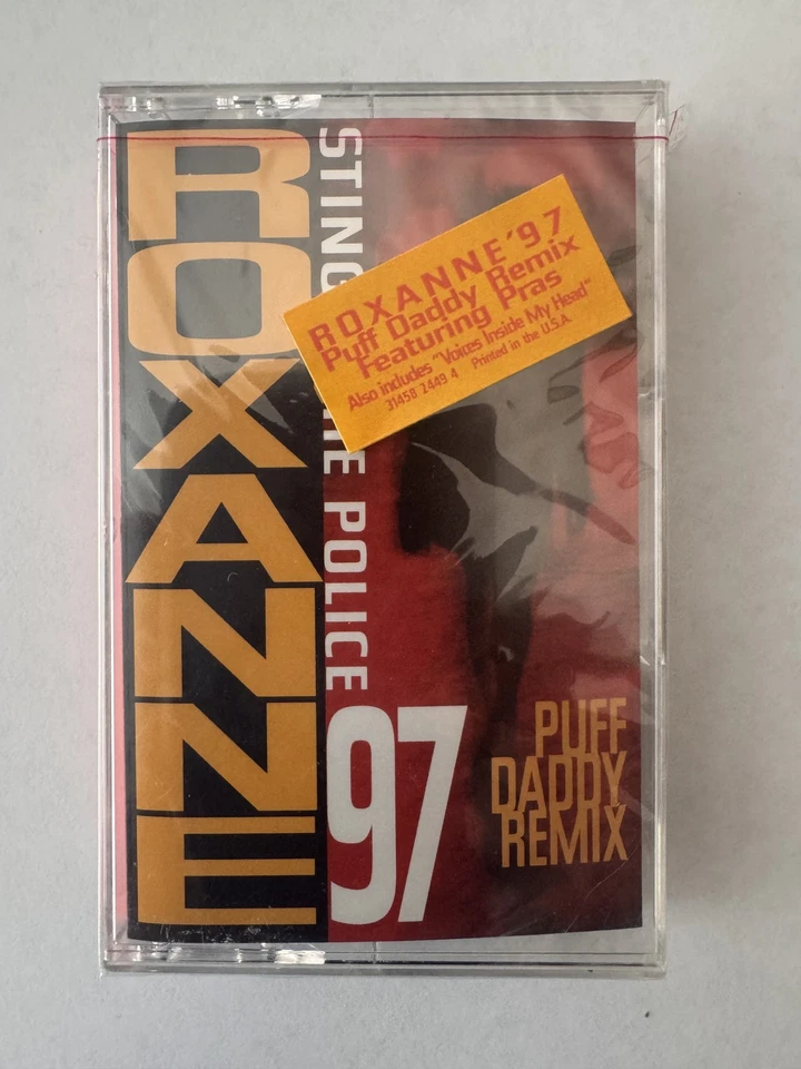 *Sealed* Sting & The Police - Roxanne 97 (Puff Daddy Remix) Cass, Maxi, Rem A&M - Image 1 of 1