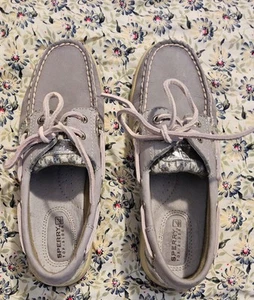 Sperry Top Sider Angelfish Gray Leather Women's 6.5 M - Picture 1 of 9
