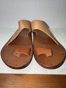 BEEK by Two Birds Swift Leather Slide Sandals size 6 - Picture 1 of 7