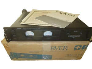 W@W CARVER TFM-15 STEREO AMPLIFIER + Box + Manuals - Bild 1 von 11