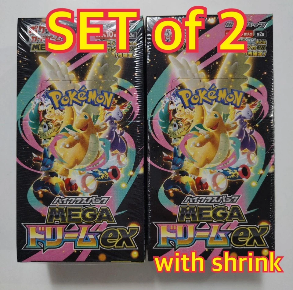 Pokemon Card High Class Pack MEGA Dream ex 2 Booster Box SET M2a Japanese - Image 1 of 1